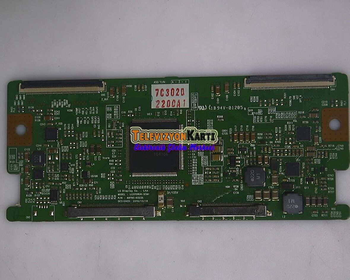 6870C-0323A, 2200A, 6871L-2200A, LC370WUH-SCM1, ARÇELİK TV94-526, T CON Board, LC370WUD-SCB1