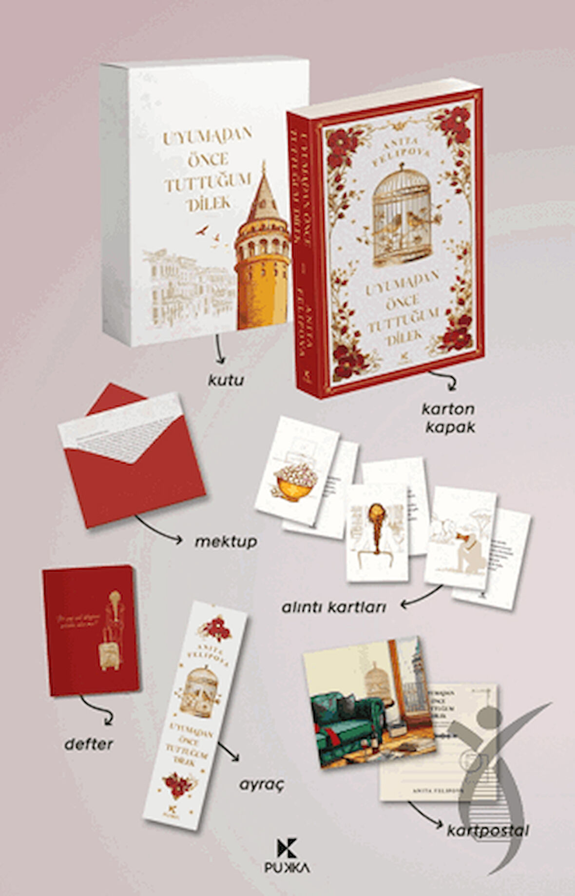Uyumadan Önce Tuttuğum Dilek (Kutulu)