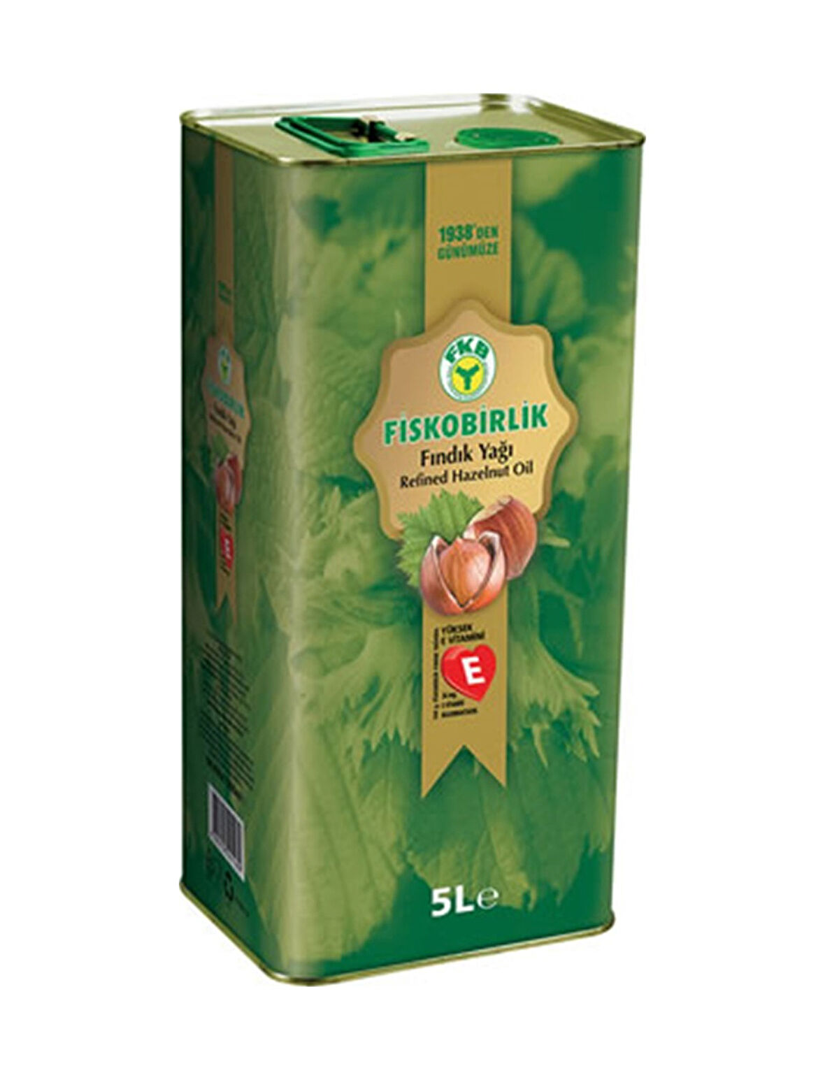 Fiskobirlik Fındık Yağı Teneke 5 L