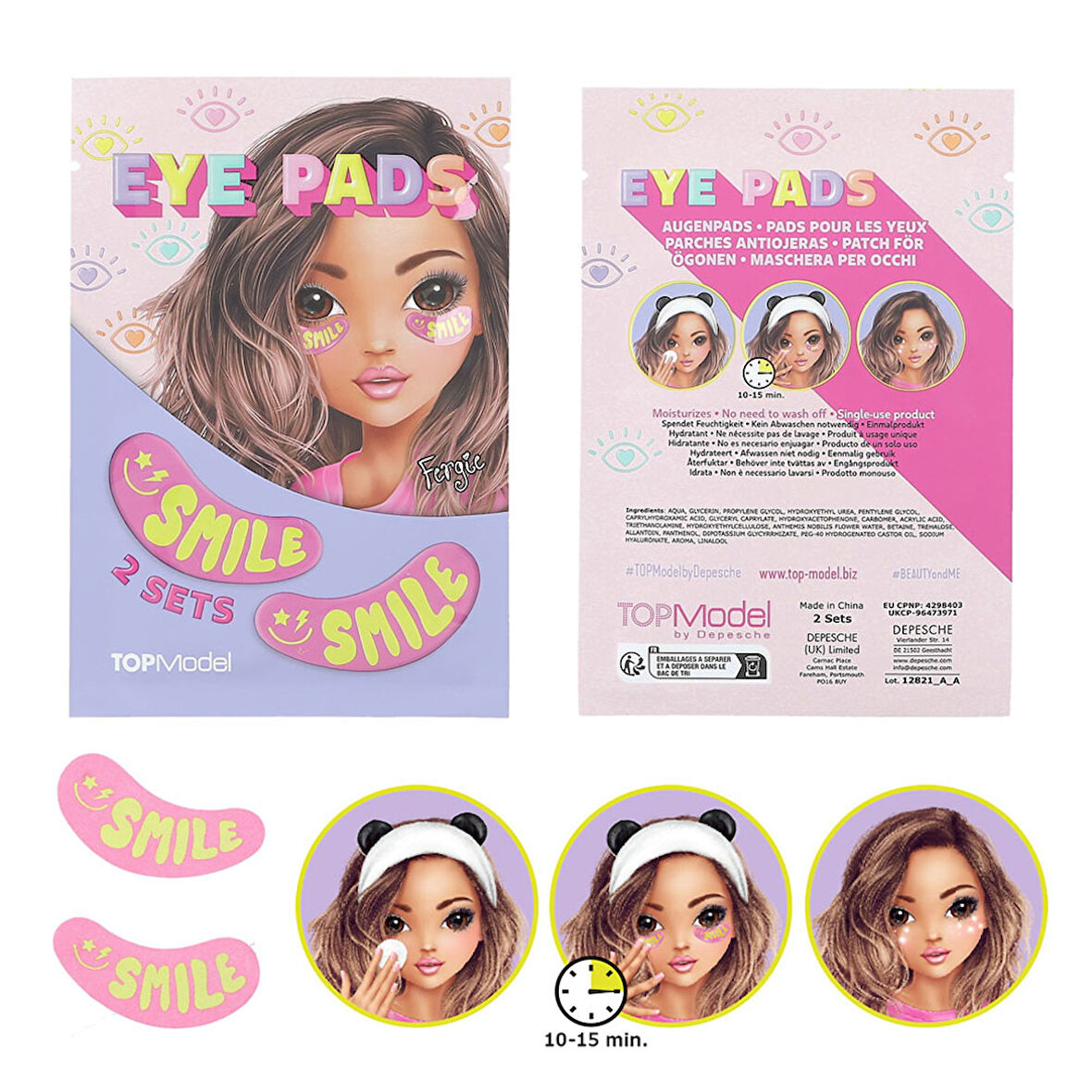 Top Model Baskılı Göz Pedi Smile 412821