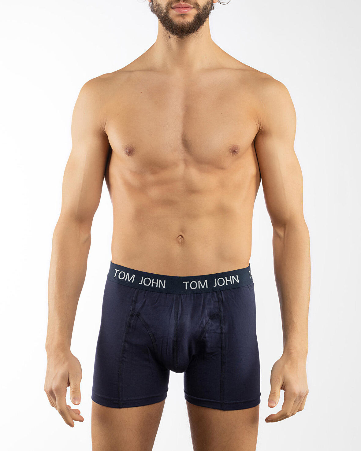 Erkek Boxer 5 li Paket Likralı KOYU LACIVERT