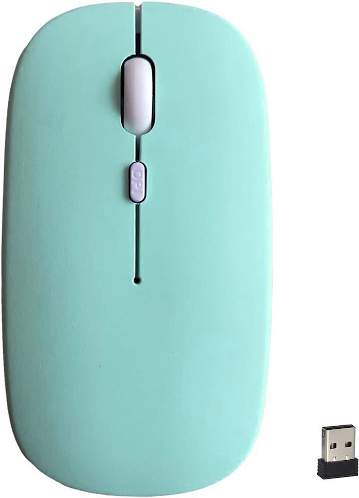 Honor Pad X8 Lite 9.7" Uyumlu Kablosuz Bluetooth Pilli Optik Mouse - Yeşil