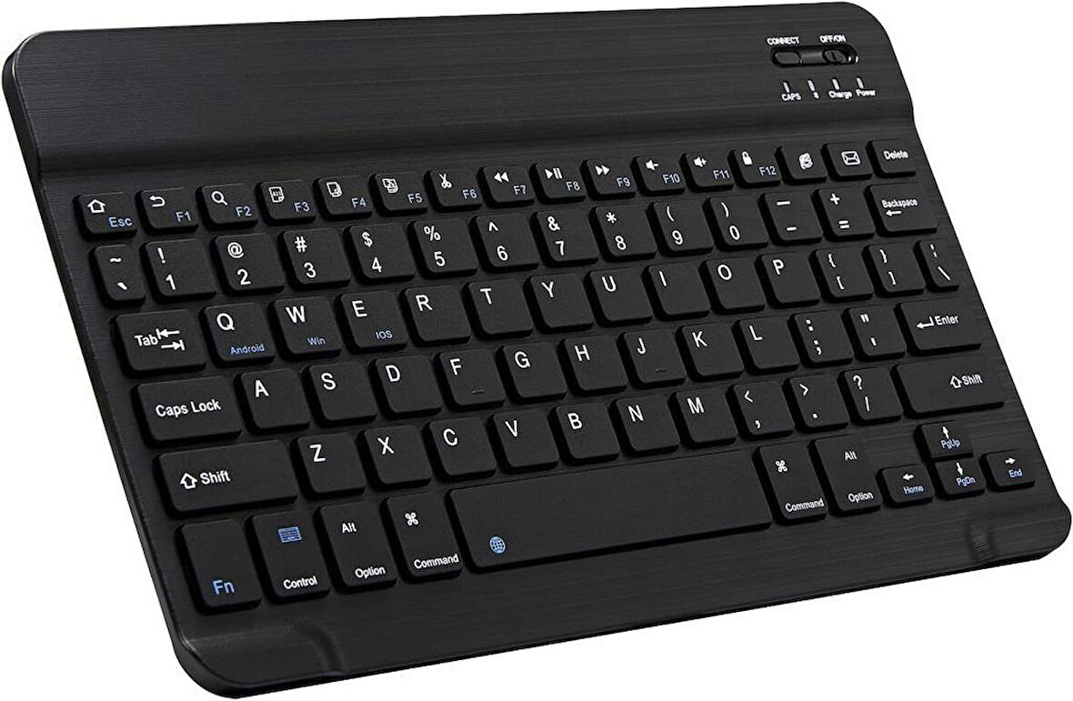 Preo Ptab T10 10.1" Uyumlu Kablosuz Bluetooth Şarj Edilebilir Klavye - Siyah