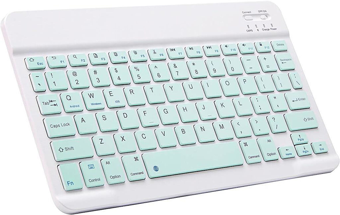 GTX Jaculus Spreadtrum T618 10.4" Uyumlu Kablosuz Bluetooth Şarj Edilebilir Klavye - Yeşil