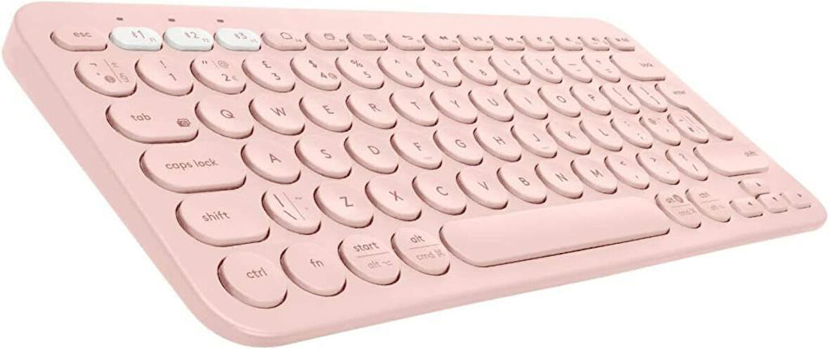 Piranha 8032 8" Uyumlu Kablosuz Bluetooth Pilli Türkçe Q Klavye - Pembe