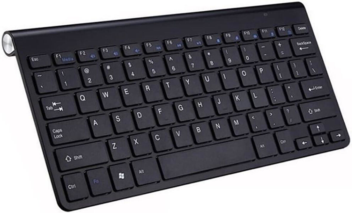 Lenovo Yoga Tab 11 11" Uyumlu Kablosuz Wireless Pilli Türkçe Q Klavye - Siyah
