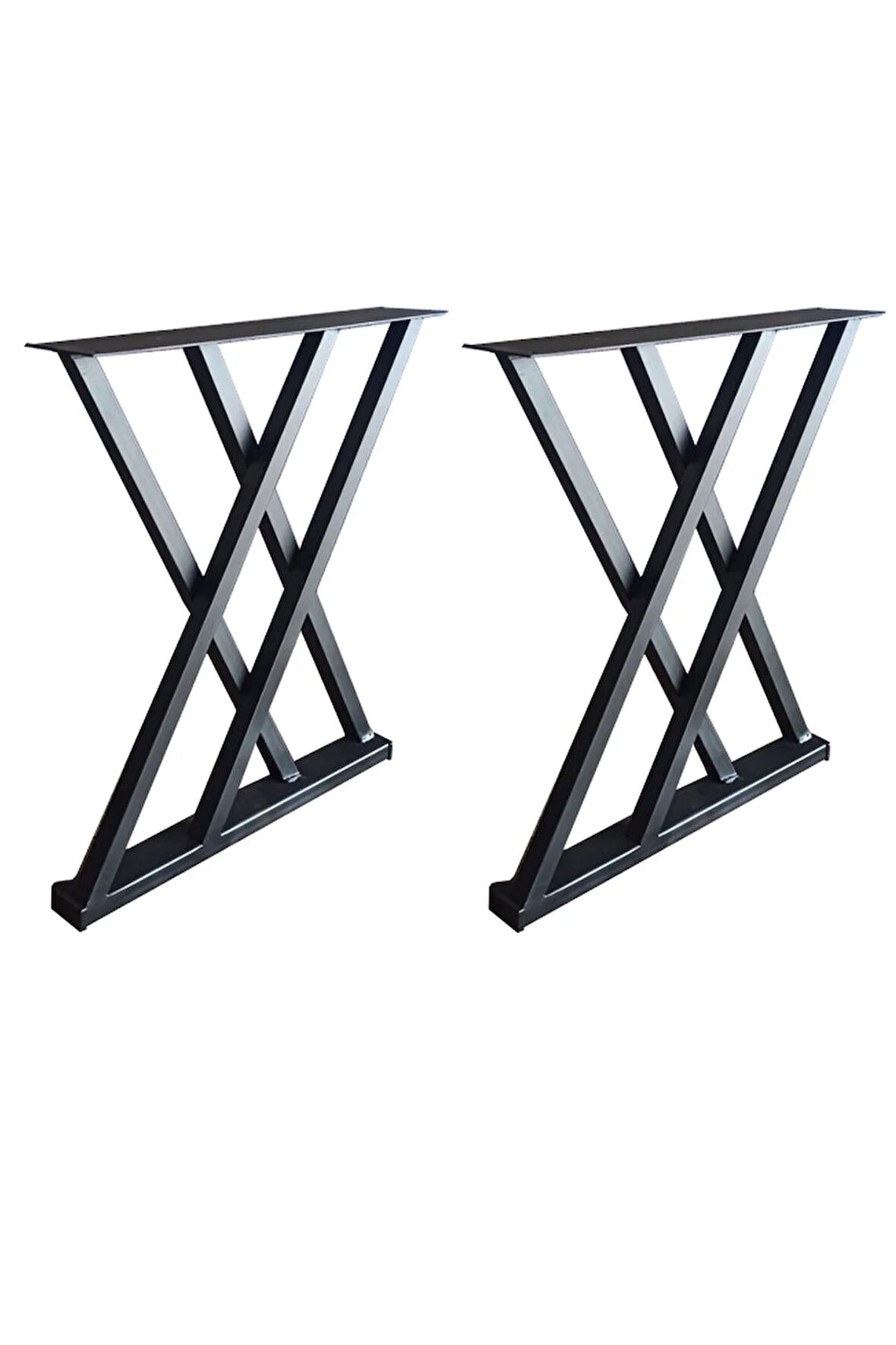 Sehpa Ayağı Masif Ahşap Kütük Orta Sehpa Ayakları Metal Ayak