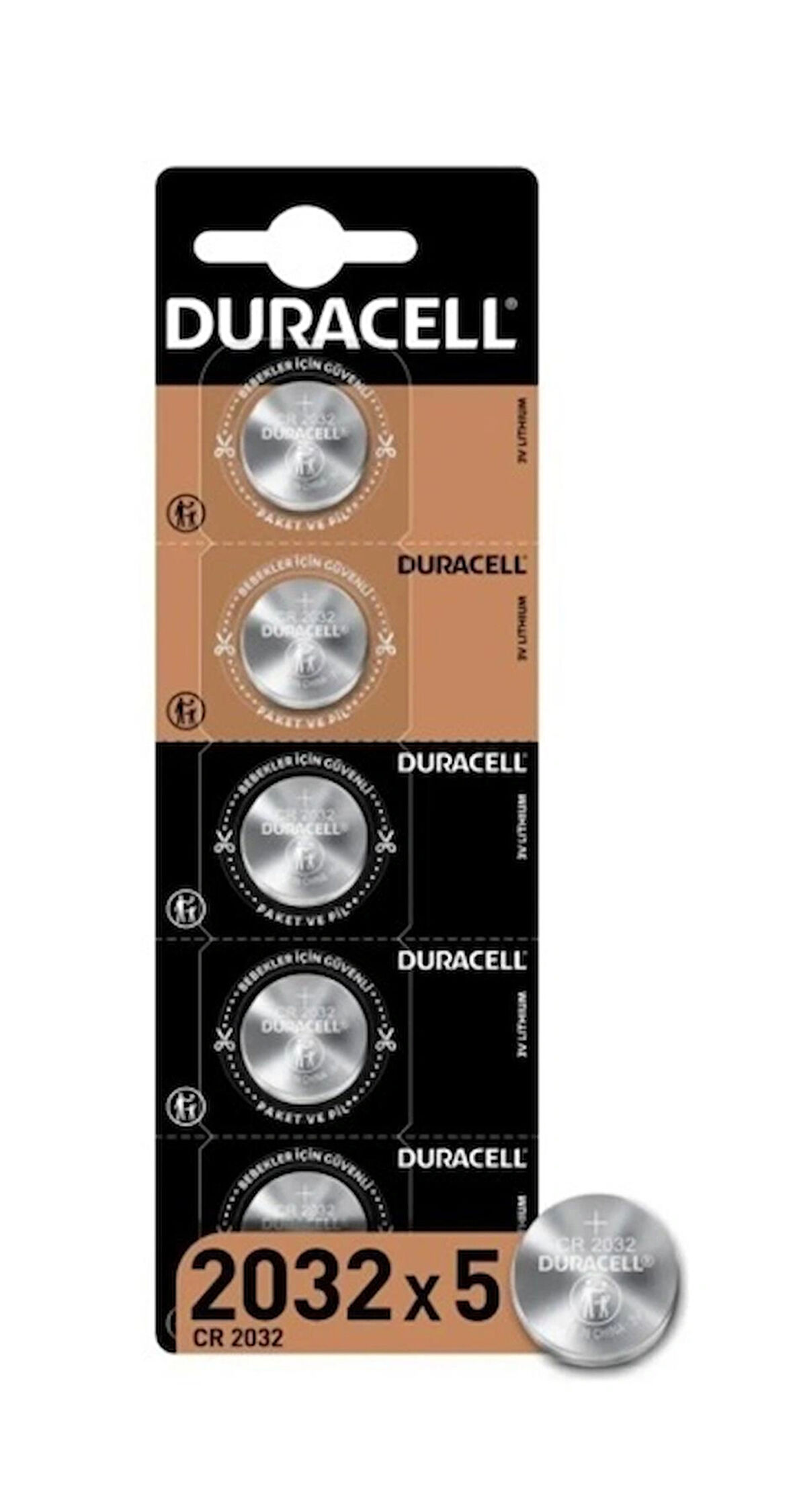  Özel Cr2032 Lityum Düğme Pil 3v, (CR2032) 5 Adet