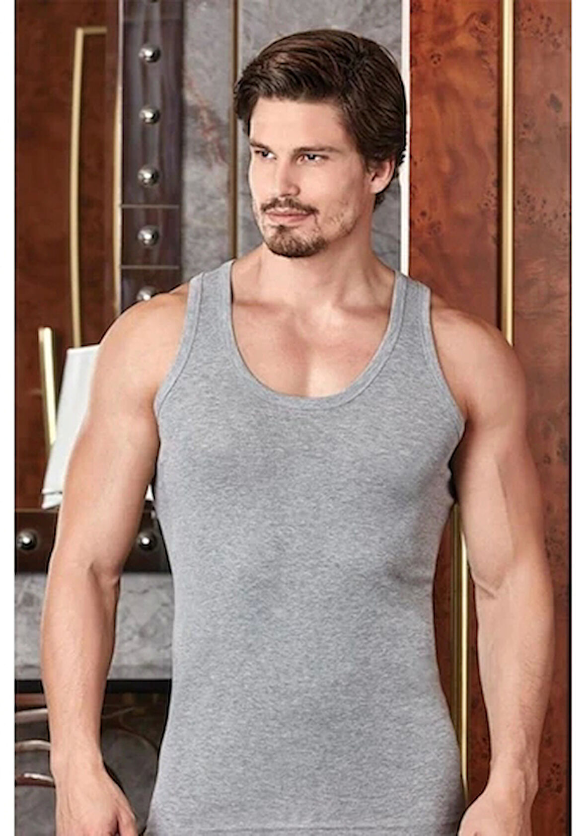 BERRAK 1030 ELASTAN ERKEK ATLET GRİ