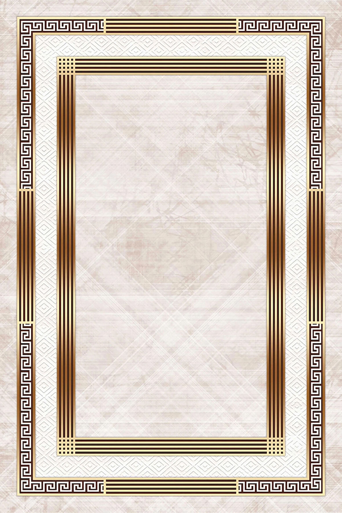 Pamuk Dokuma Taban Kaymaz Yıkanabilir Klasik Desenli  Salon Halısı Mutfak Halısı Koridor Halısı