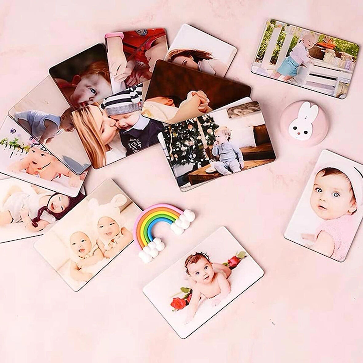 Yüksek Çözünürlüklü 27 Adet 9x6 cm Kişisel Fotoğraflarla Buzdolabı Magneti, Suya Dayanıklı 27'li Kişiselleştirilmiş Fotoğraflı Magnet Seti Yüksek Çözünürlüklü 27 Adet 9x6 cm Kişisel Fotoğraflarla Buzdolabı Magneti