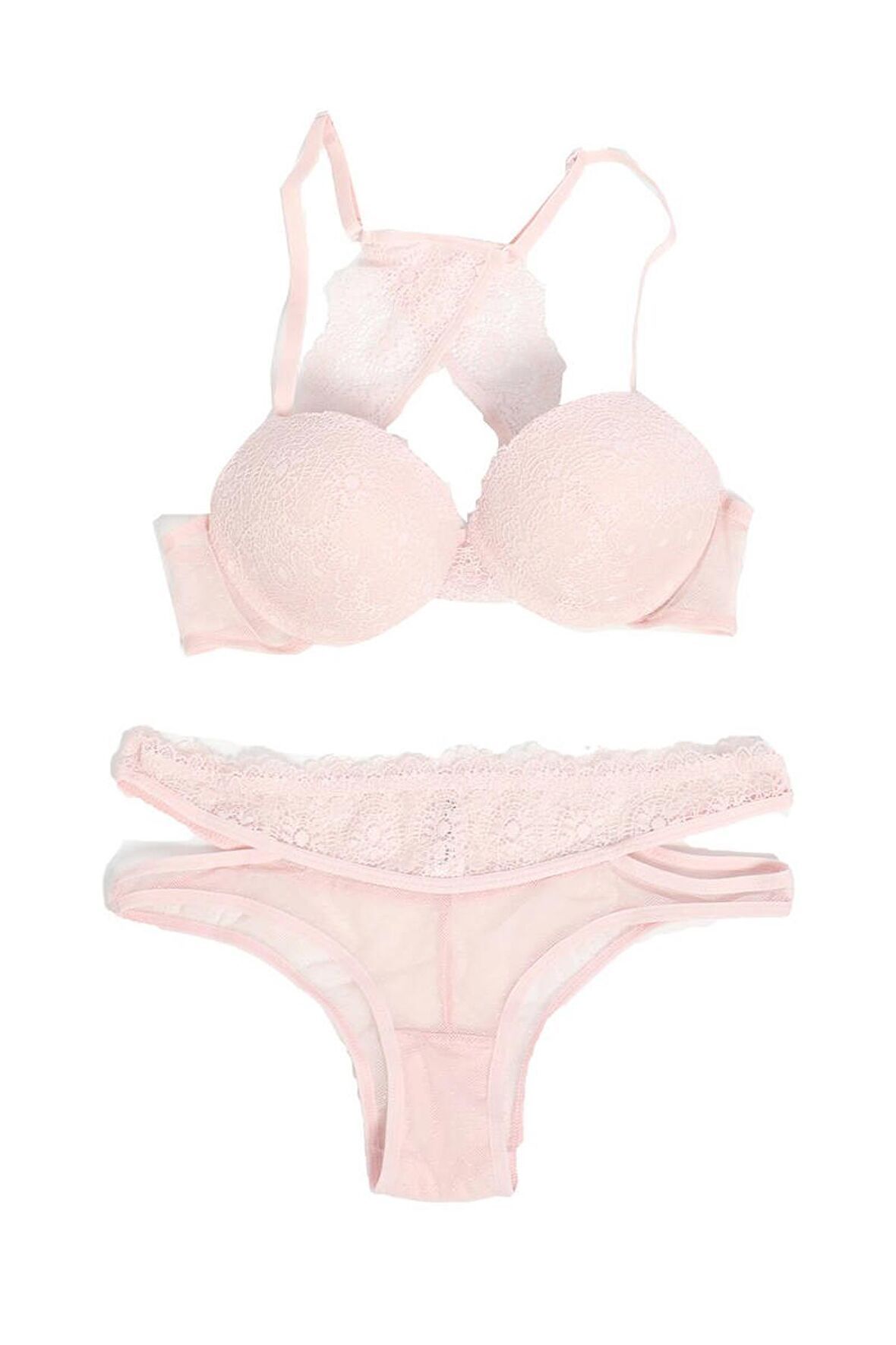 Pierre Cardin Kadın Push Up Sırt Detaylı Regular Sütyen Takımı