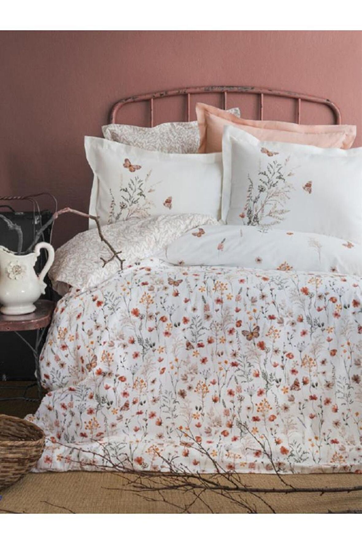 Apricitas Home nevresim takımı papıllo blush Ç.K.