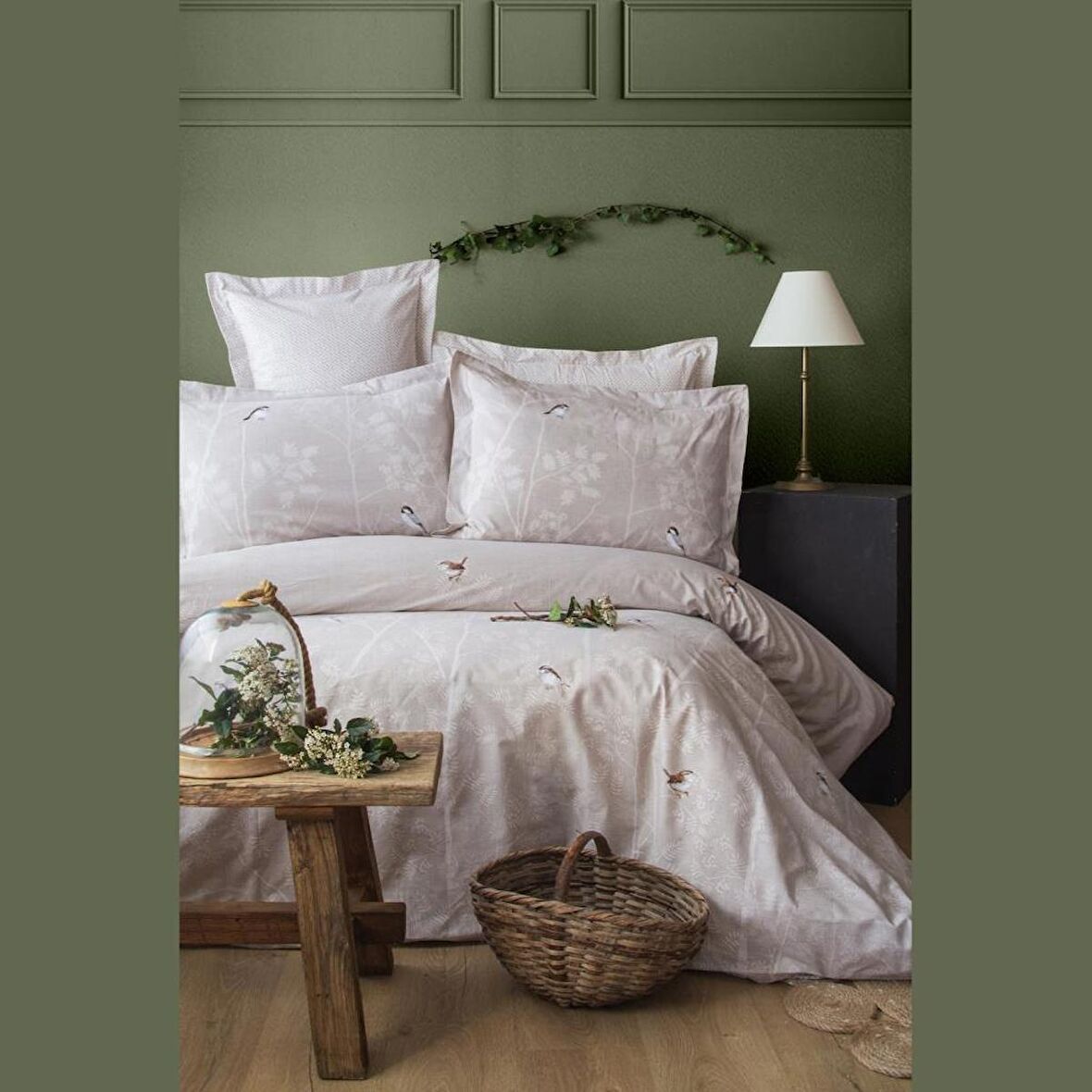 APRİCİTAS HOME ELYSIAN BEJ NEVRESİM TAKIMI ÇİFT KİŞİLİK