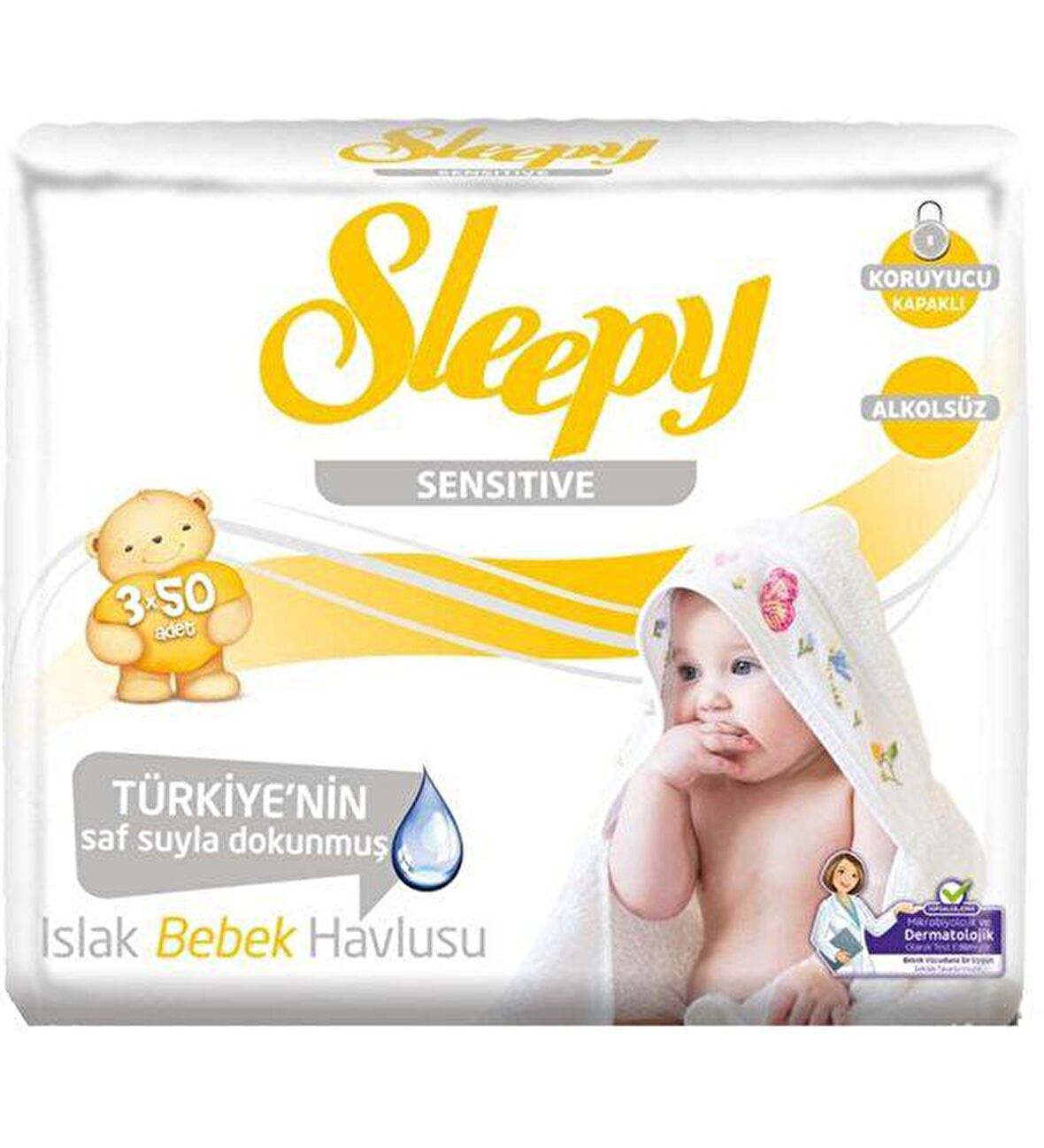 Sleepy Sensitive Islak Havlu Mendil 24Lü 2160 Yaprak