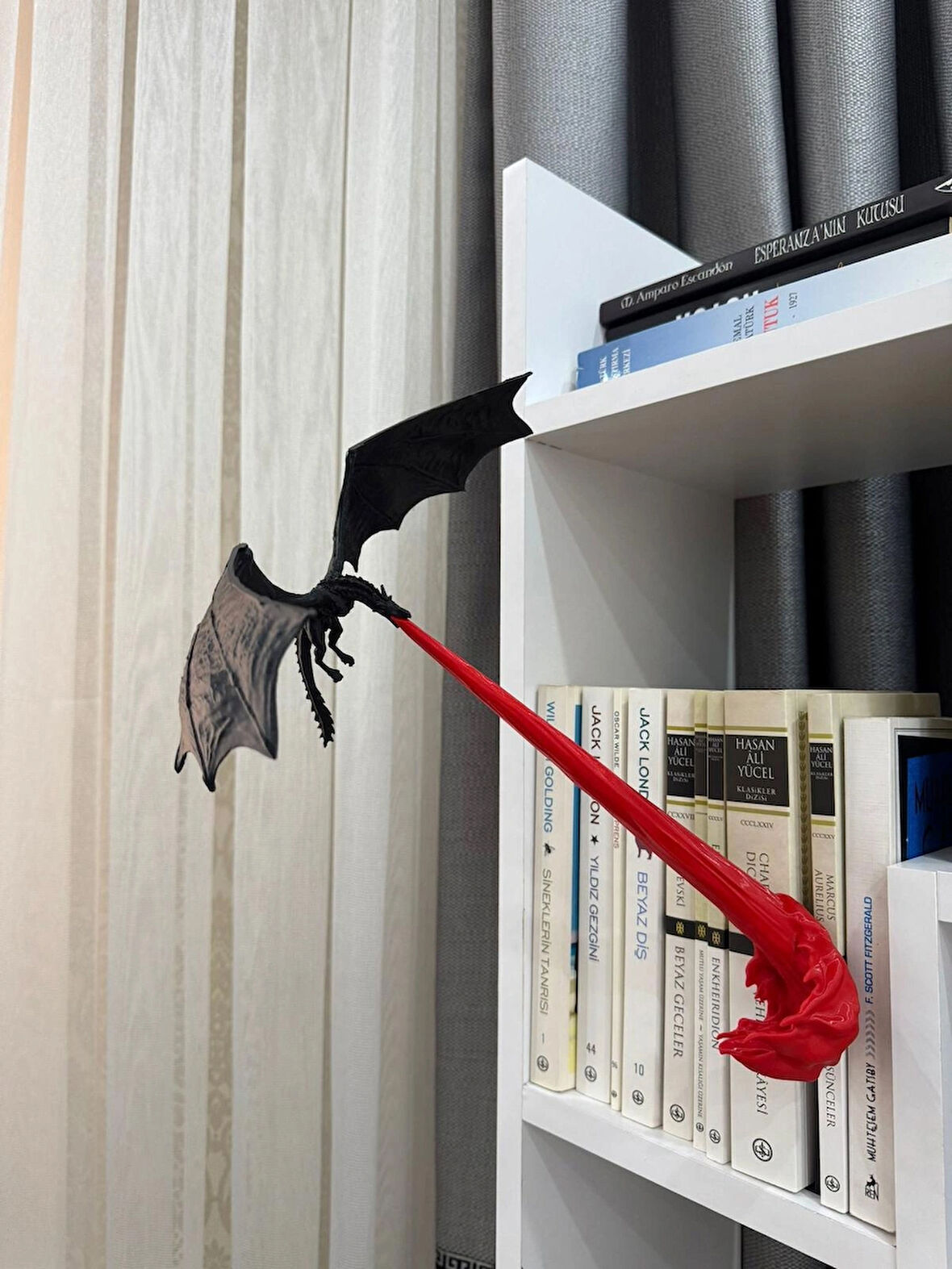 Ejderha Model Kitap Tutucu-Havada durabilen Kitap tutucu-