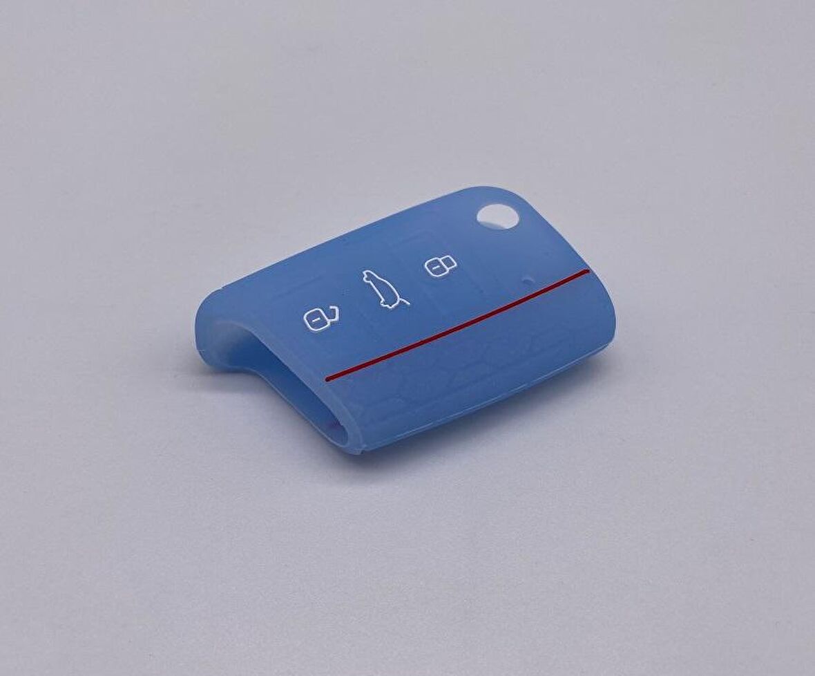 Volkswagen Tiguan Silikon Anahtar Kabı, Sustalı Anahtar Kılıfı