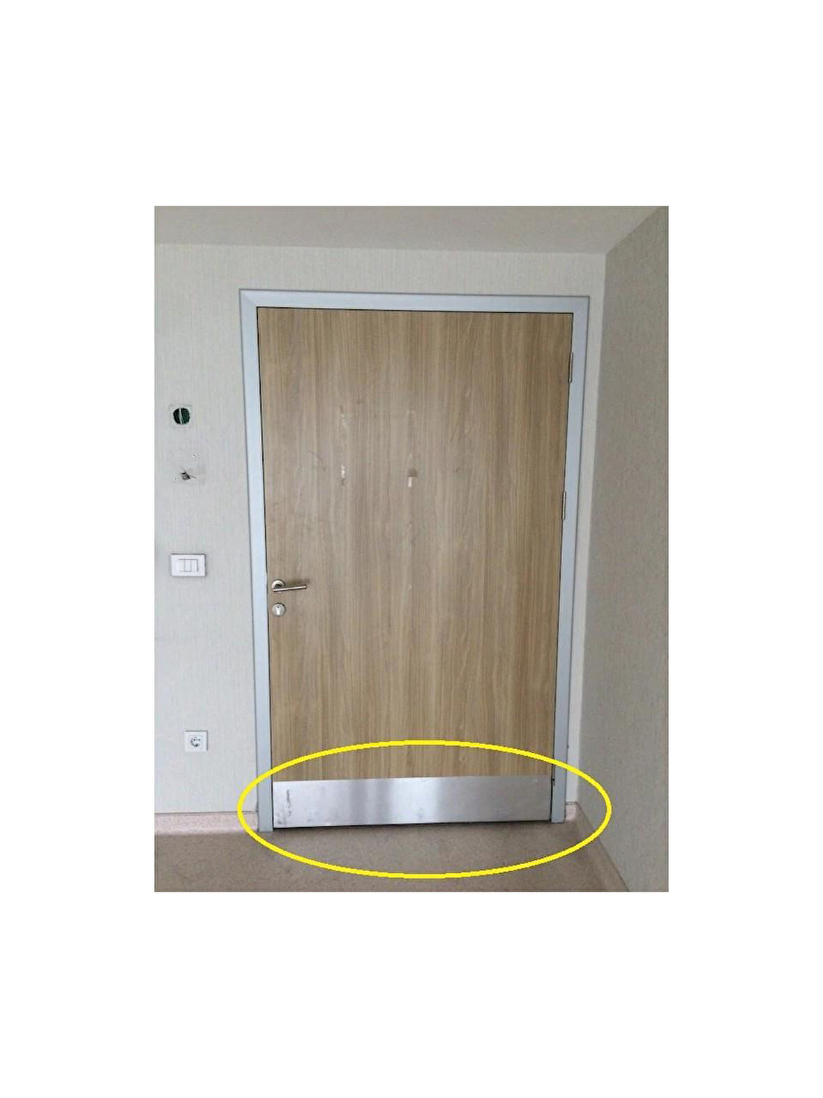 ALÜMİNYUM KAPI ALTI KORUYUCU SATEN 10X78 CM