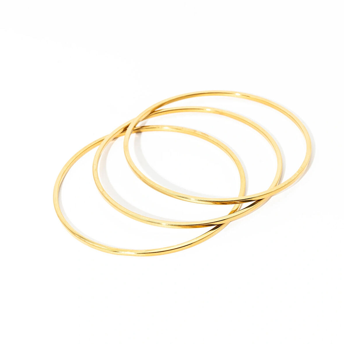 Biem Düz Ajda Çelik Bilezik