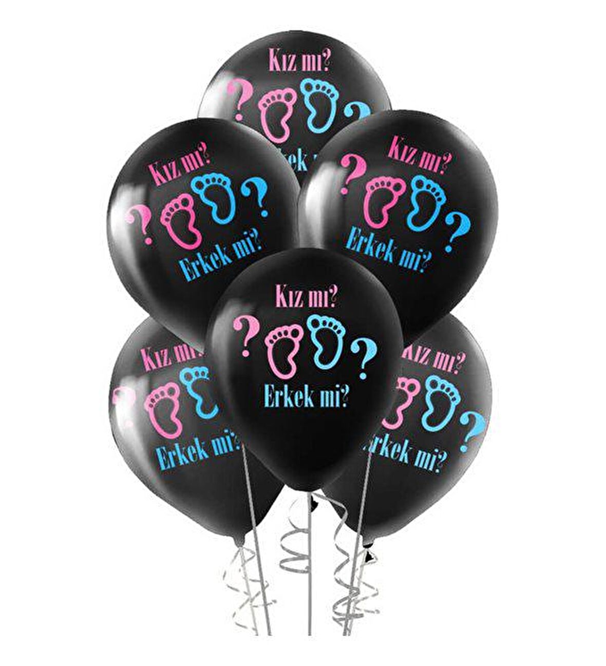 LATEKS BALON SİYAH CİNSİYET PARTİSİ KIZ MI ERKEK Mİ ? 10'LU