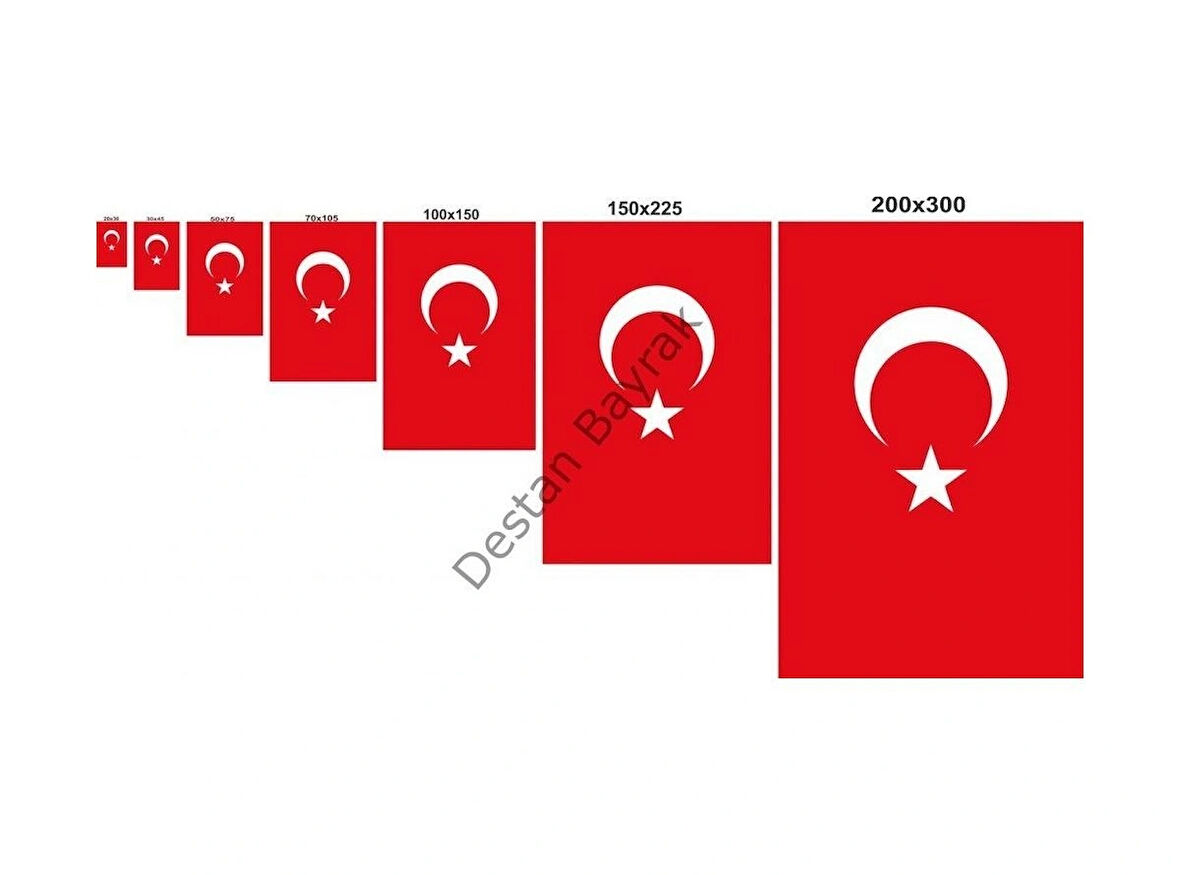 Türk Bayrağı 70 x 105 cm