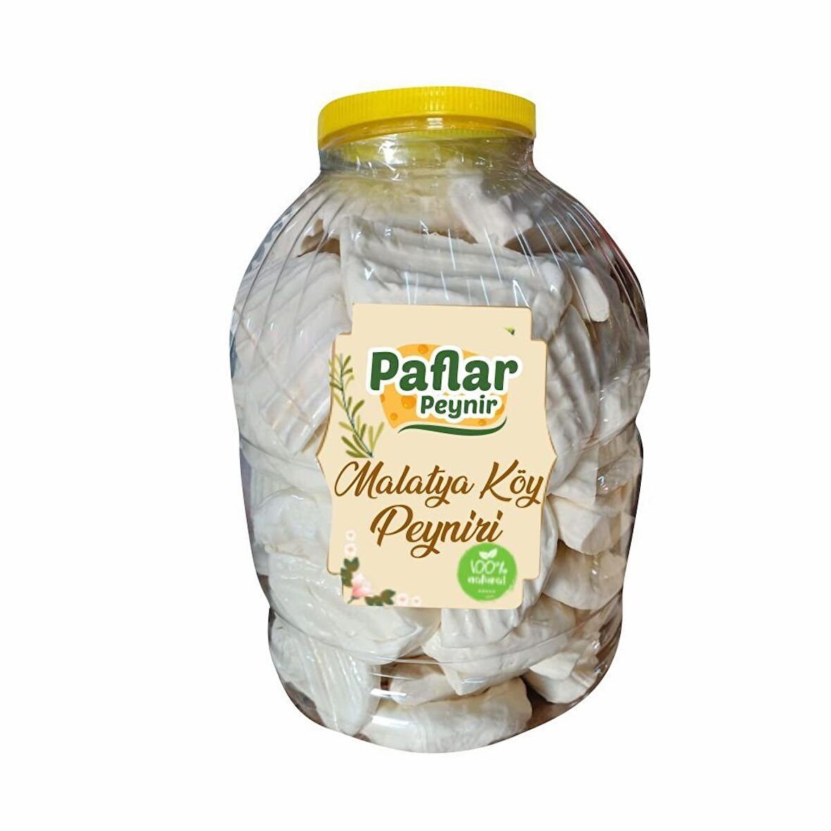 Paflar Malatya Köy Peyniri 3 Kg (Bidon)