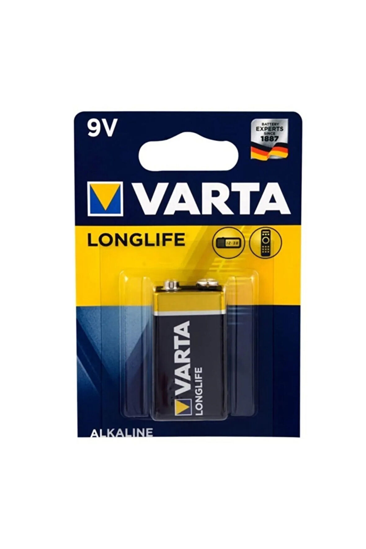 Longlife 9v Alkalin Pil
