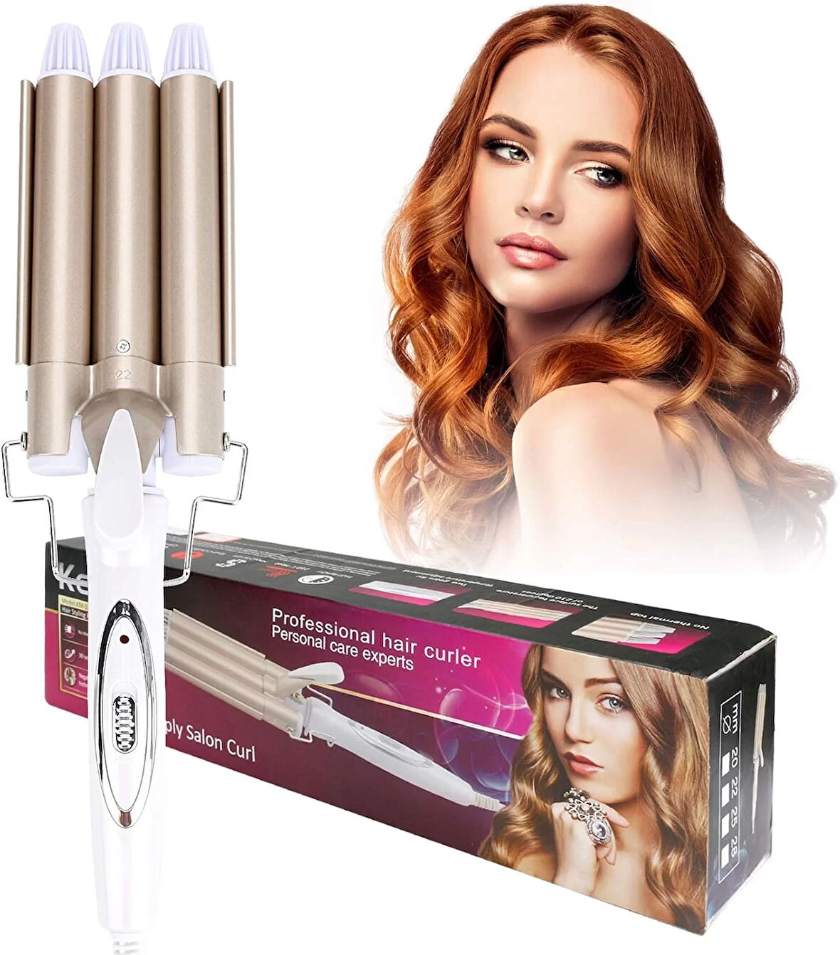 Wag Maşa Su Dalgası Maşası 28 mm Bukle (2818)