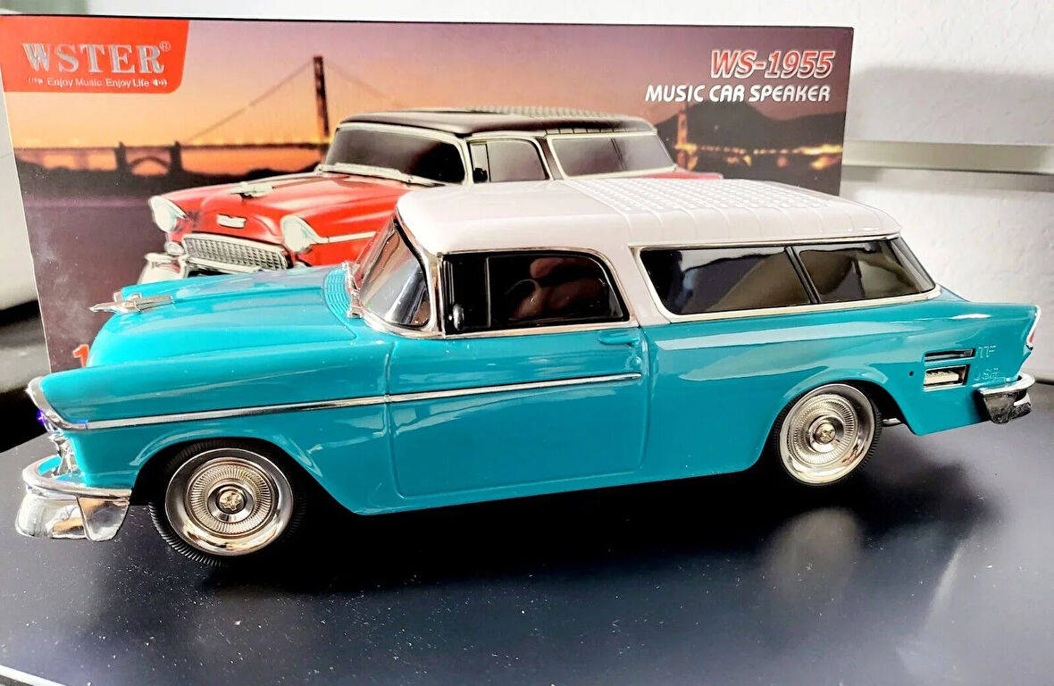 Chevrolet WS-1955BT Belair 1955 Model Bluetooth Hoparlör (2818)