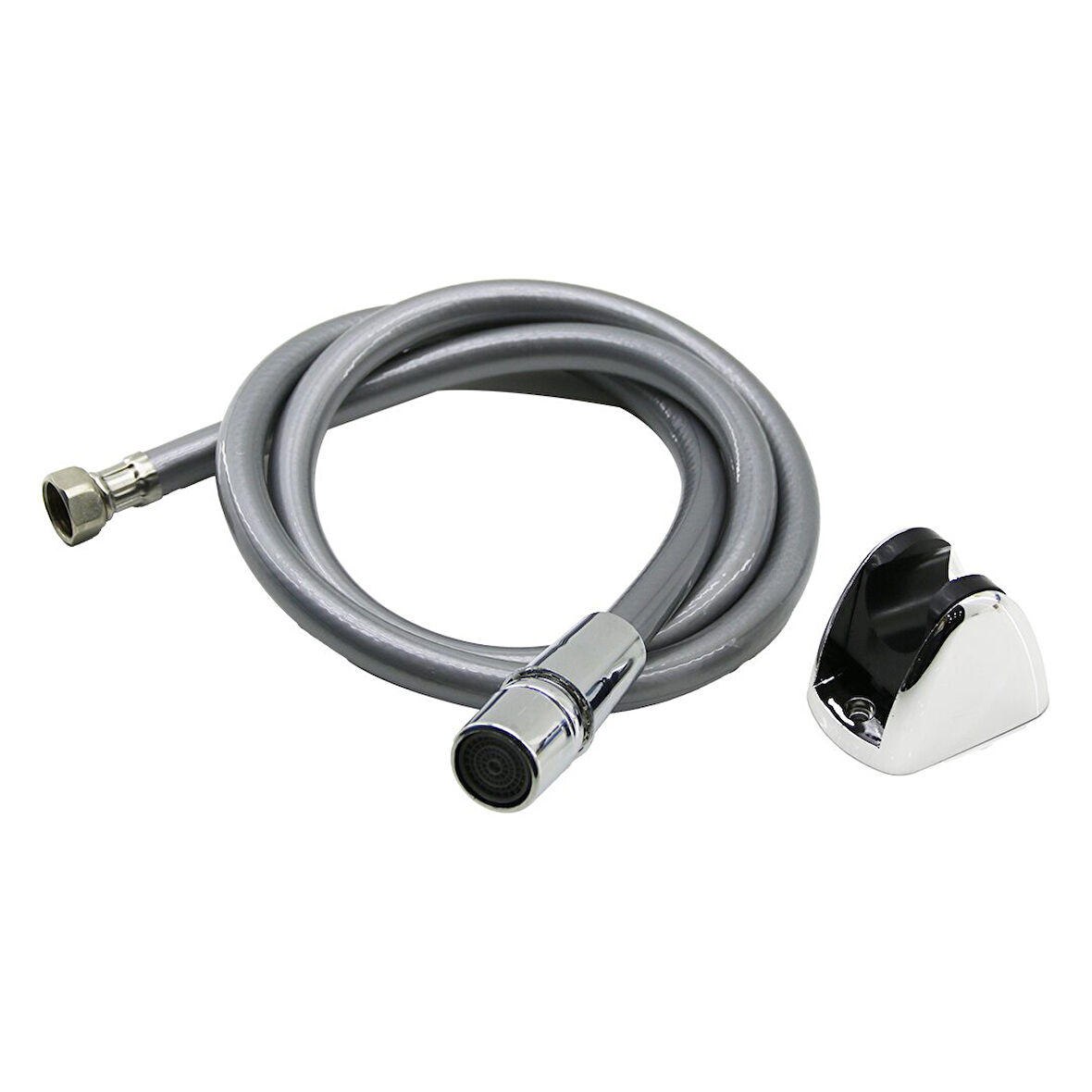 GRİ PLASTİK PERLATÖRLÜ TAHARATMATİK HORTUM  120CM (2818)