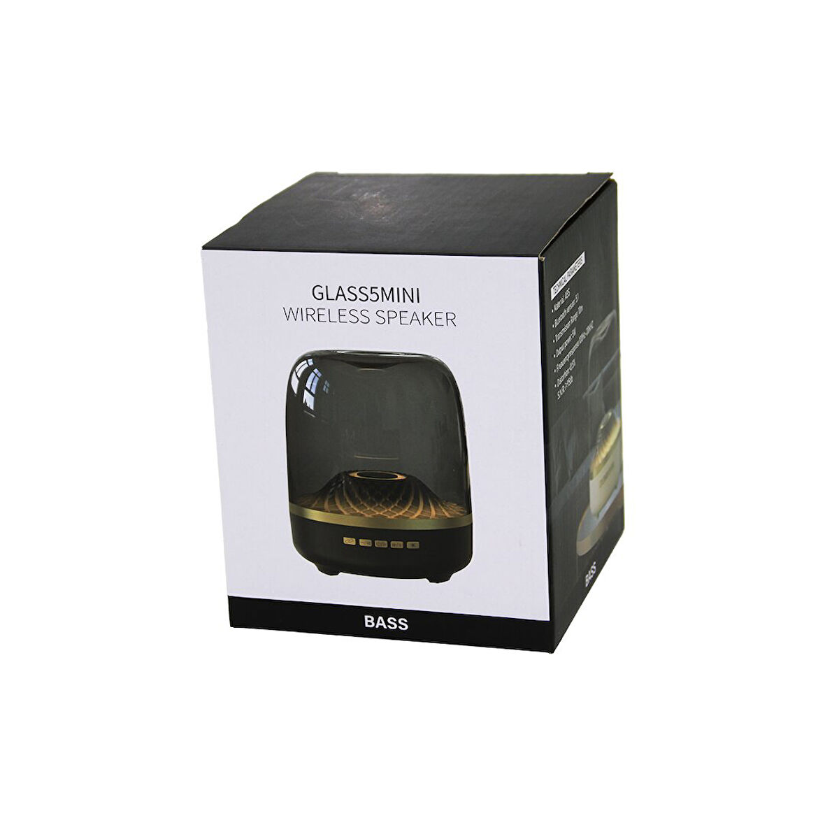 MİKA KRİSTAL FANUS MODEL   WİRELESS   USB ŞARJLI  SPEAKER HOPARLÖR  RGB IŞIKLI   AUX - TF - DC5V (2818)