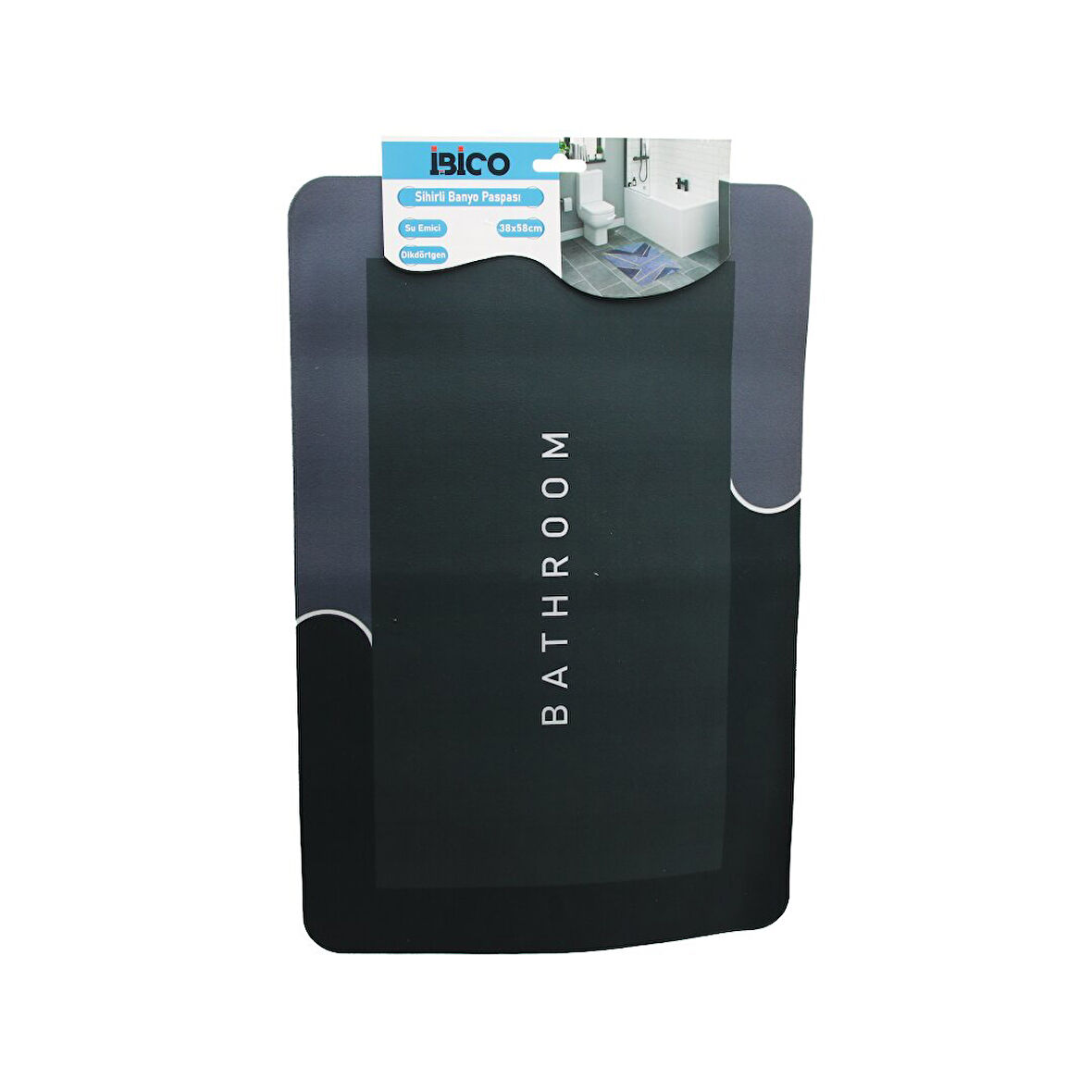 DİKDÖRTGEN   38X58CM   SU EMİCİ - SİHİRLİ  BANYO PASPASI  ELASTİK (2818)