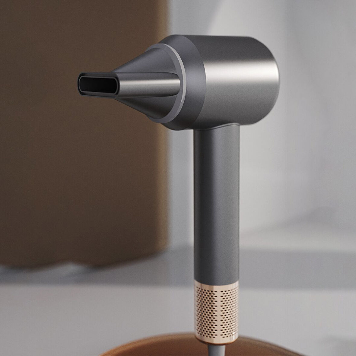 GRİ BLDC TURBO MOTOR SAÇ KURUTMA MAKİNESİ 1500W3-KDM.HIZ4-KDM.ISIAYAR=SICAK-ILIK-HAFİF-SOĞUK SHD-1740 (2818)