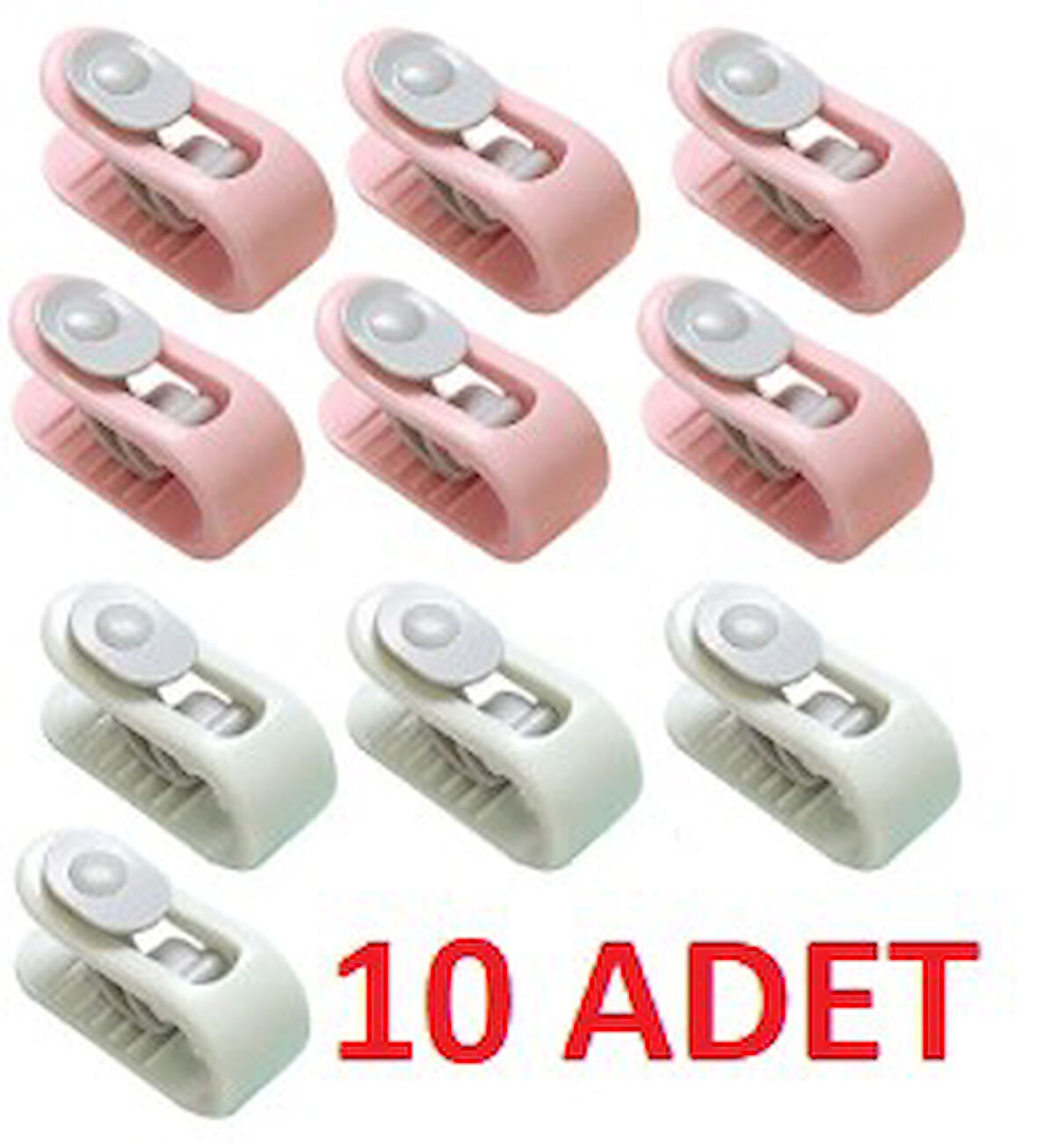 Mandallı Yorgan Sabitleme Klipsi 10 Adet (2818)