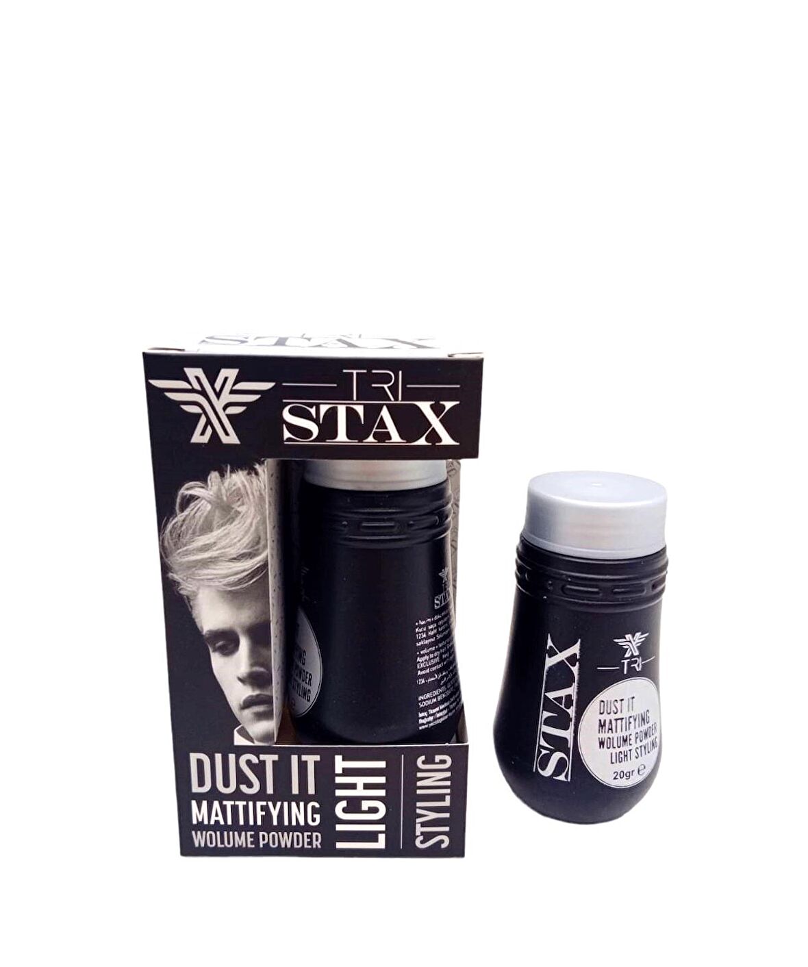 STAX WAX LIGHT PUDRA SİYAH KUTU SAÇ ŞEKİLLENDİRİCİ 20GR (2818)