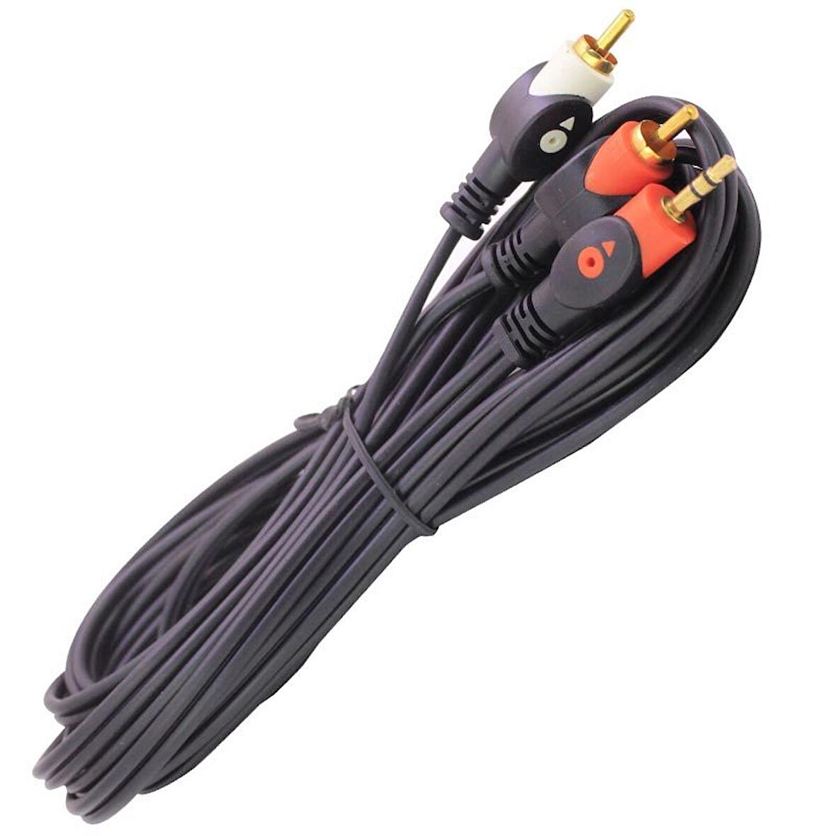 2 RCA ERKEK + 3.5 MM ST ERKEK 5 METRE 1. KALİTE (2818)