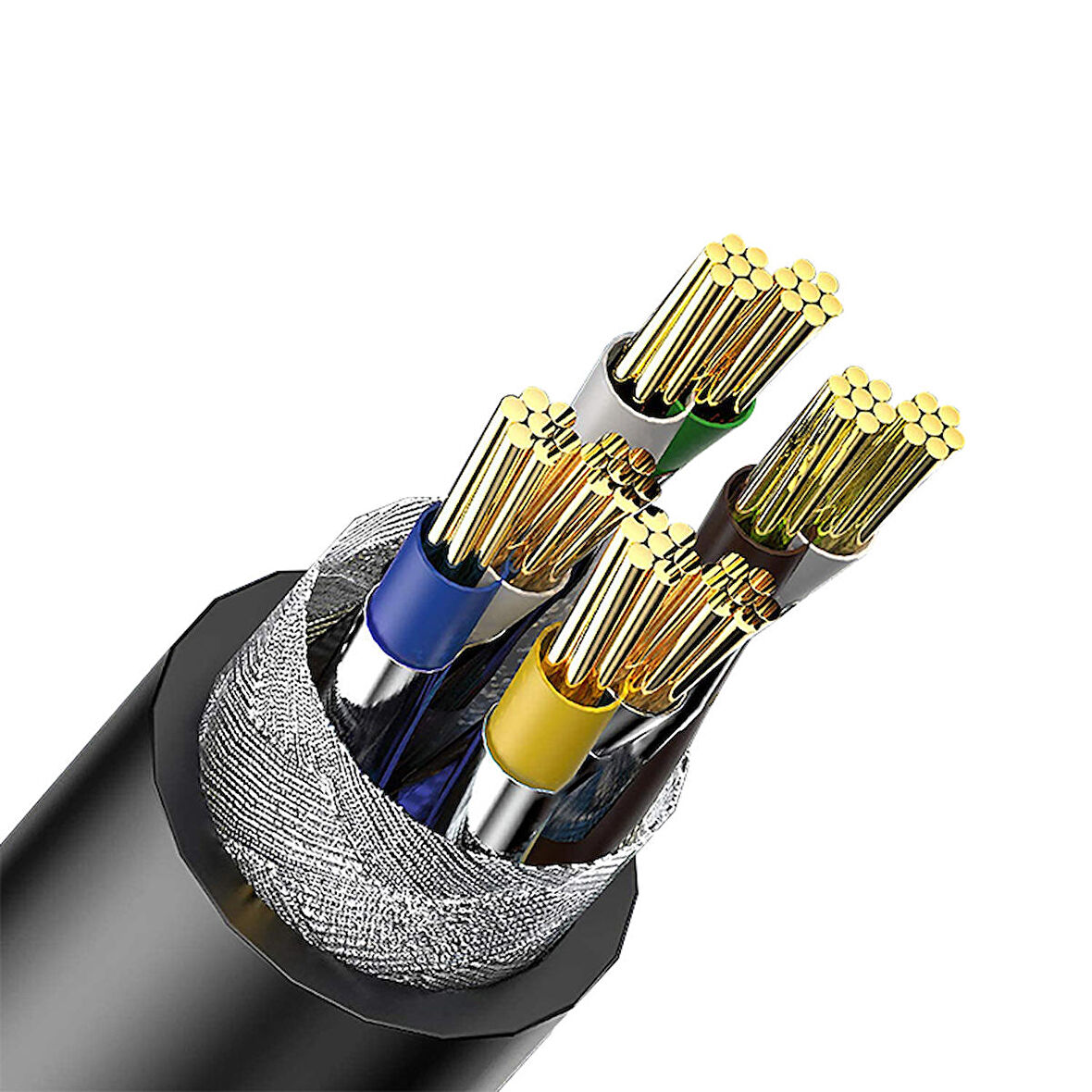 CAT7 KABLO 24AWG CCA 305 METRE SİYAH  PMCAT7305 (2818)