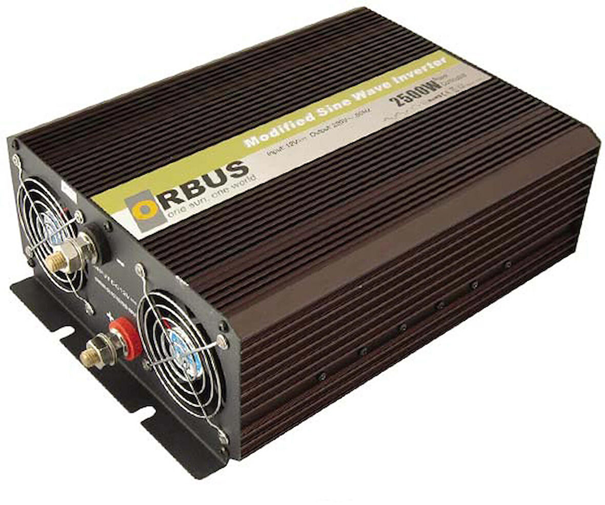 İNVERTER 2500W 12V ORBUS MODIFIELD SINUS MS12-2500 (2818)