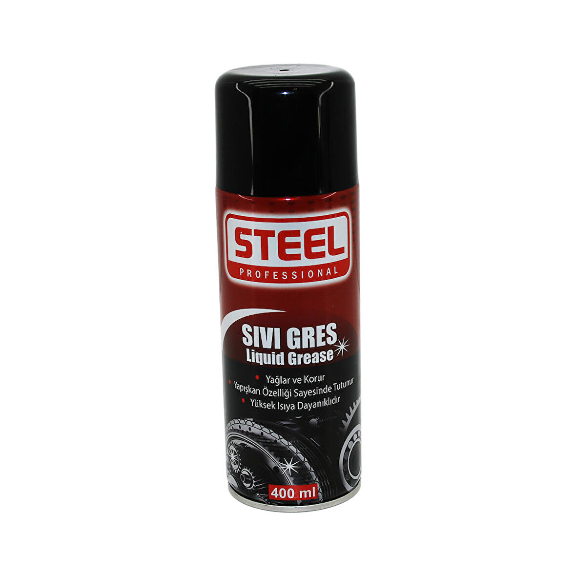 STEEL ST-1922 SIVI GRES SPREY 400ML YAĞLAR - KORUR - ISIYA DAYANIKLI (2818)