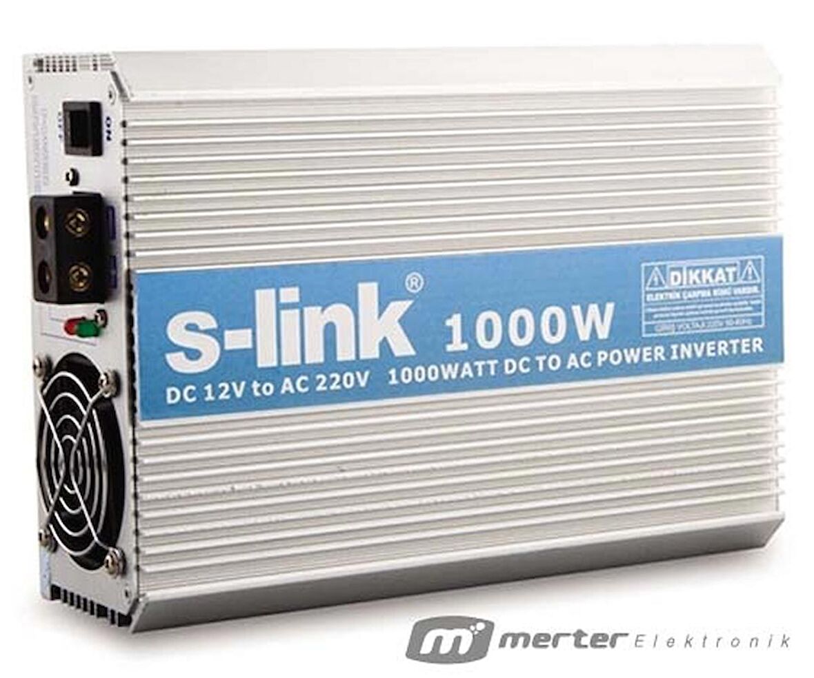 S-LINK SL-1000W 12 VOLT - 1000 WATT INVERTER (2818)