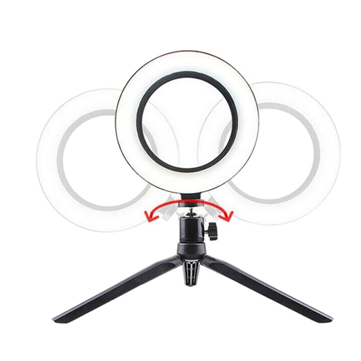 10inç 26cm Youtube Instagram Tiktok Selfie Stüdyo Video Fotoğraf Ring Light Tripod Led Halka Işık (2818)