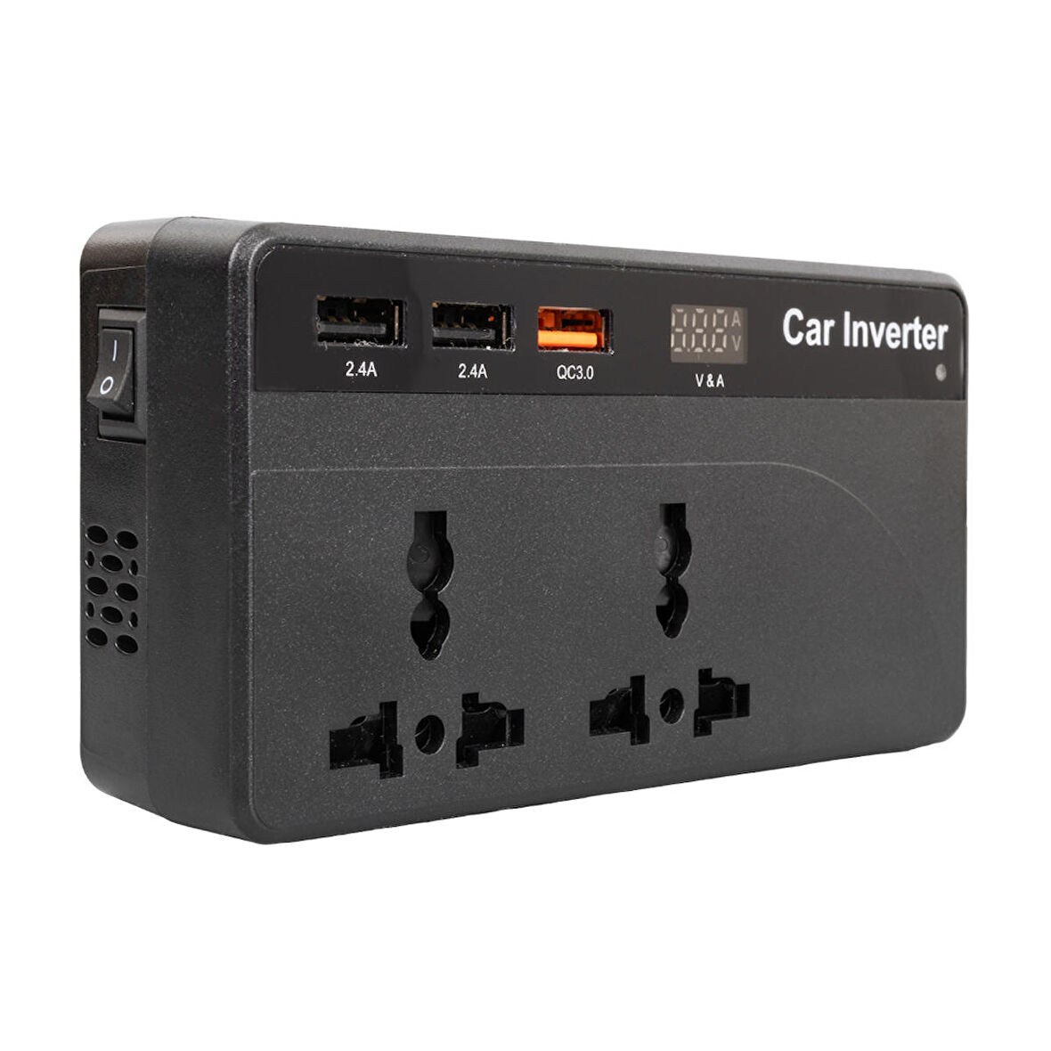 CZ01/12V-24V 12-24 VOLT 200 WATT 3 USB GİRİŞLİ ARAÇ POWER INVERTER (2818)