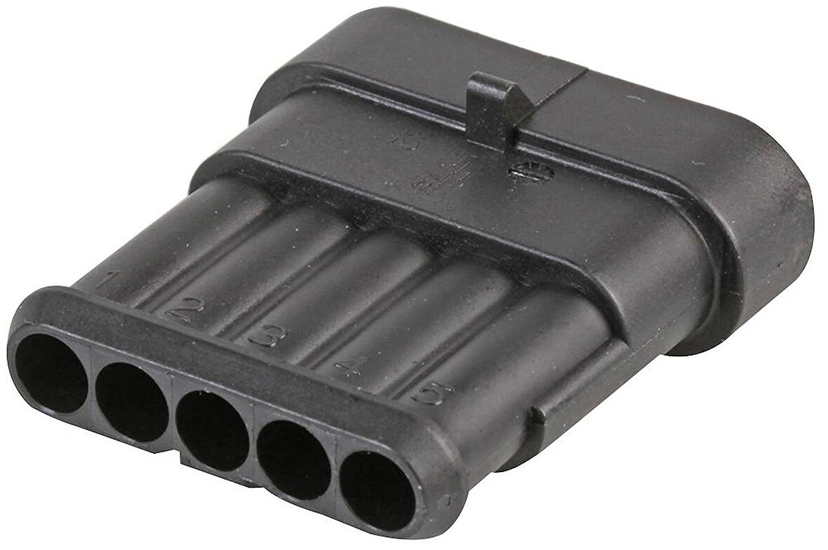 Te 3 Adet TE 282107-1 Otomotiv Konnektörü | 5 Pinli AMP Superseal 1.5mm Erkek Terminal Muhafazası