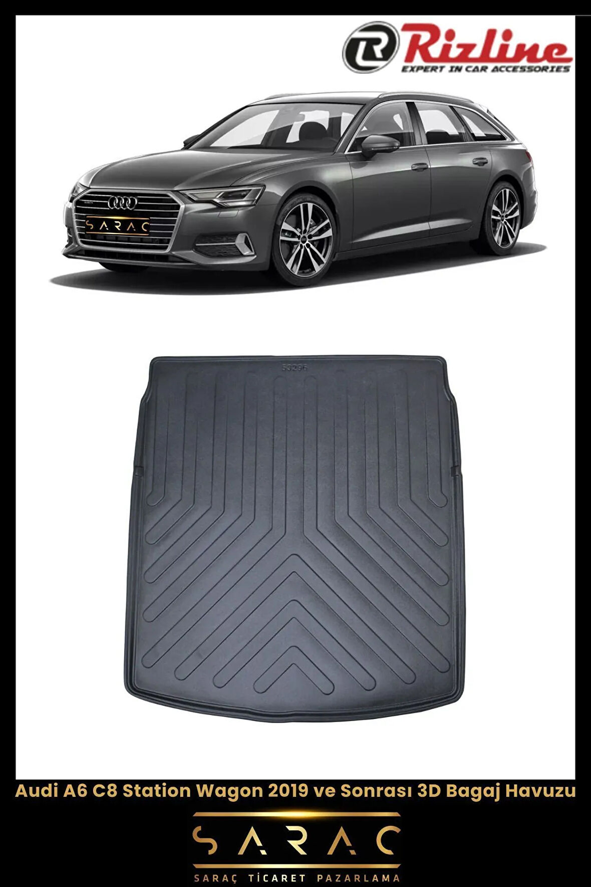 Rizline Audi A6 Station Wagon 2020 Model 3D Bagaj Havuzu