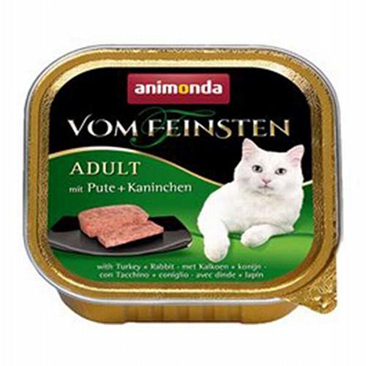 Animonda Hindili & Tavşanlı Yetişkin Kedi Konservesi 6x100 Gr 