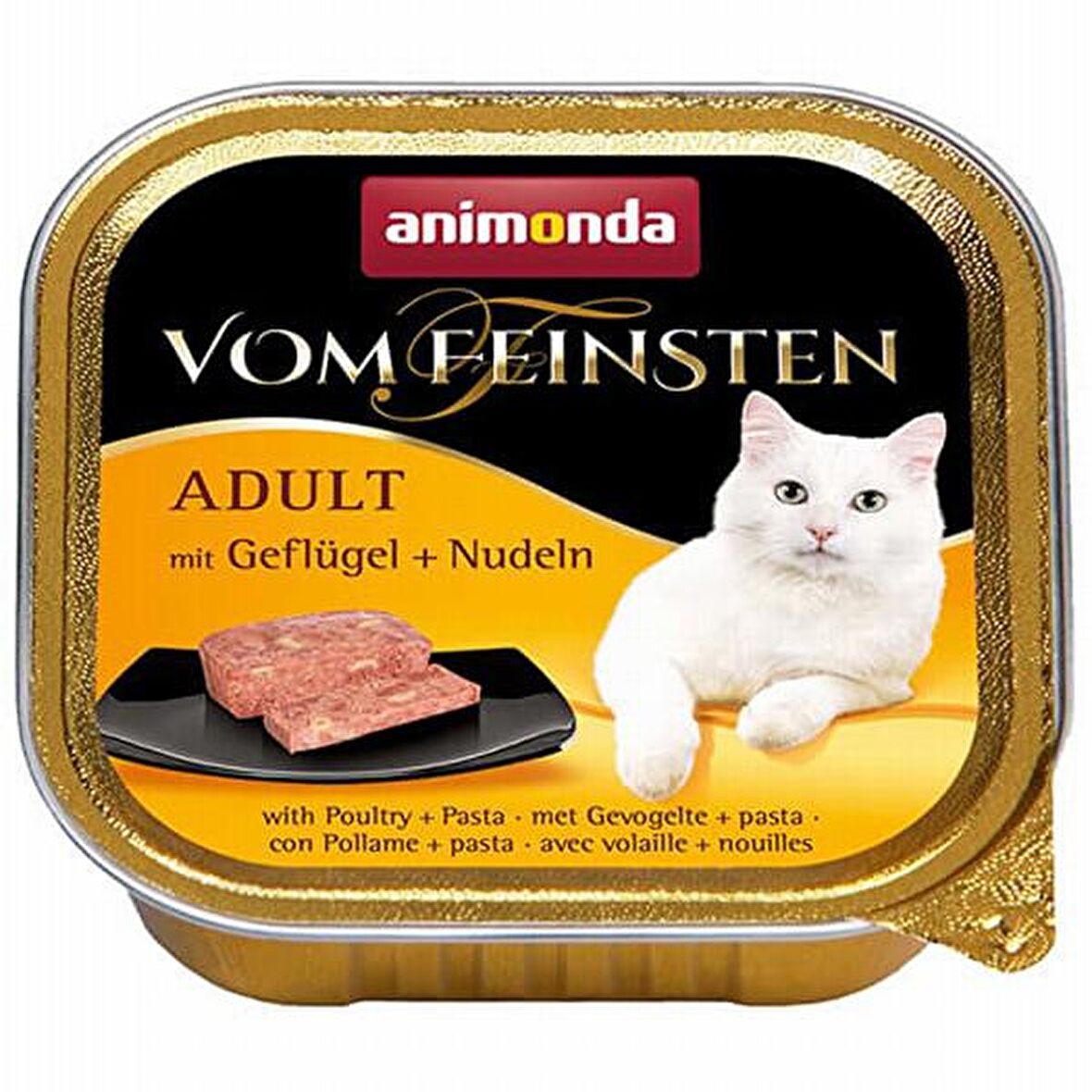 Animonda Kümes Hayvan & Makarna Yetişkin Kedi Konservesi 6x100 Gr 