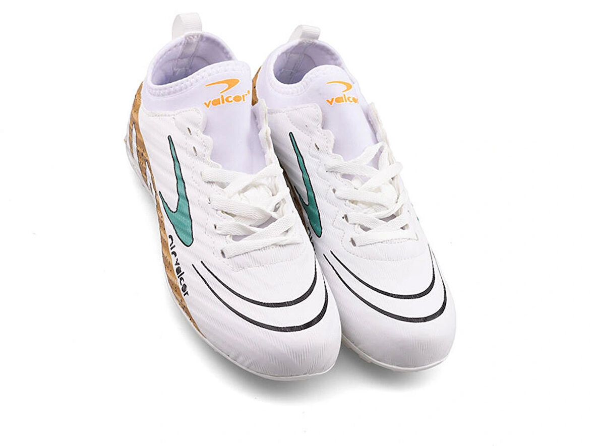 DUGANA VALCOR AİR Genç Halı Saha Futbol Ayakkabı BEYAZ_GOLD