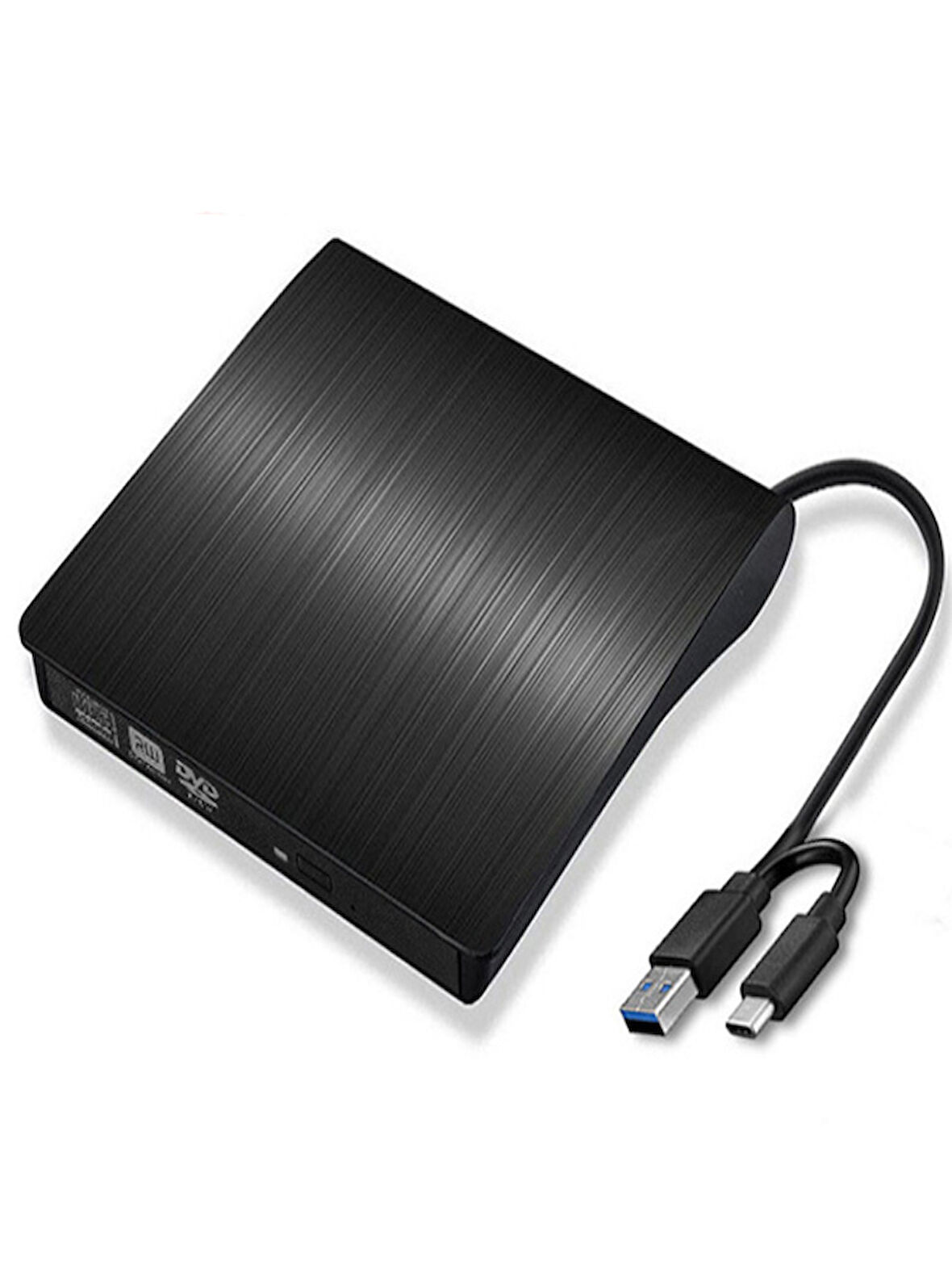 Harici DVD Sürücü USB 3.0 veya Type-c Cd Dvd Yazıcı Okuyucu Taşınılabilir Pc Dizüstü Uyumlu 12.7mm 