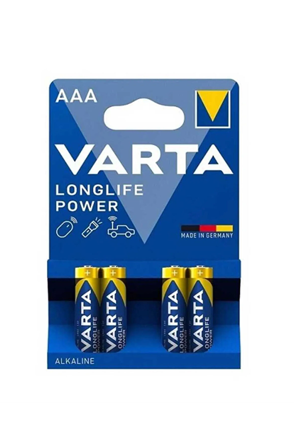 Longlife Power Alkalin AAA 4lü PİL BLİSTER-VARTA