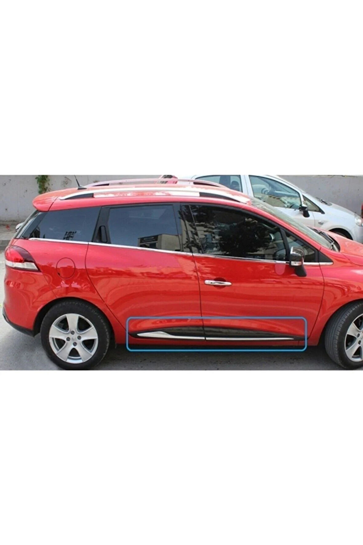 Renault Clio 4 Grandtour Krom Yan Kapı Çıtası 4 Kapı 2012 Ve Üzeri P.çelik